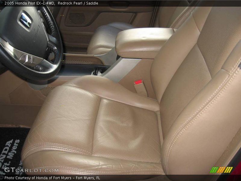 Redrock Pearl / Saddle 2005 Honda Pilot EX-L 4WD