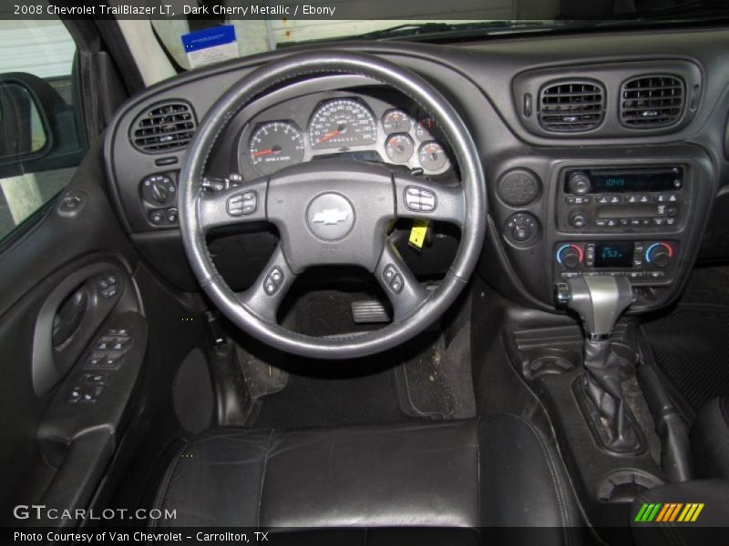 Dark Cherry Metallic / Ebony 2008 Chevrolet TrailBlazer LT