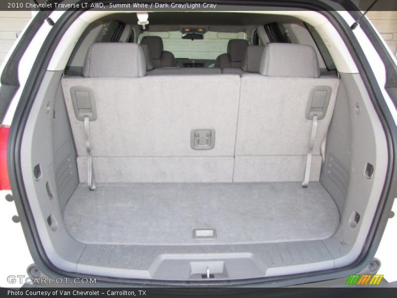 Summit White / Dark Gray/Light Gray 2010 Chevrolet Traverse LT AWD