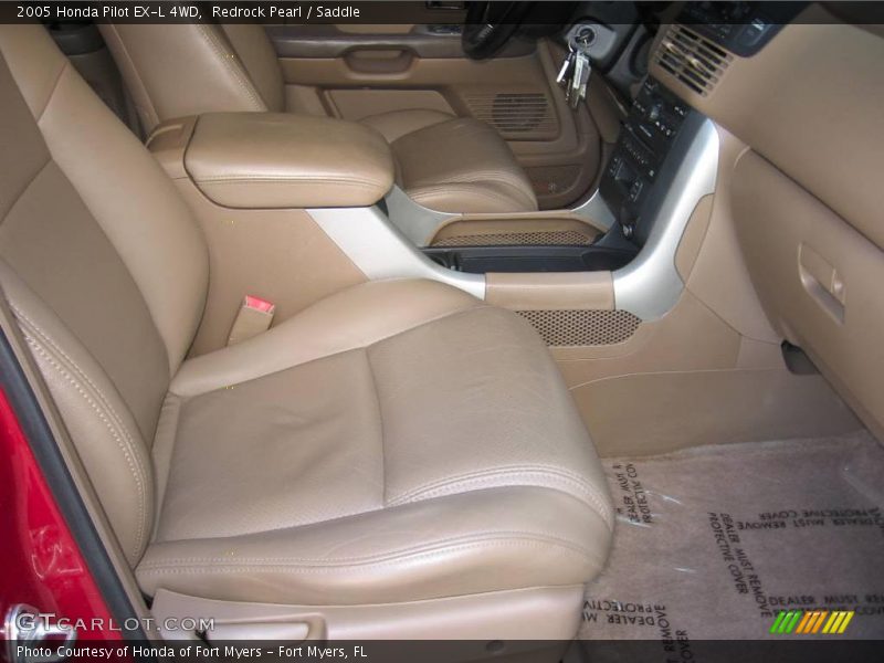 Redrock Pearl / Saddle 2005 Honda Pilot EX-L 4WD