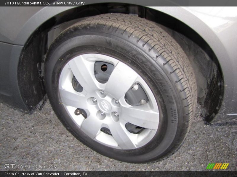 Willow Gray / Gray 2010 Hyundai Sonata GLS