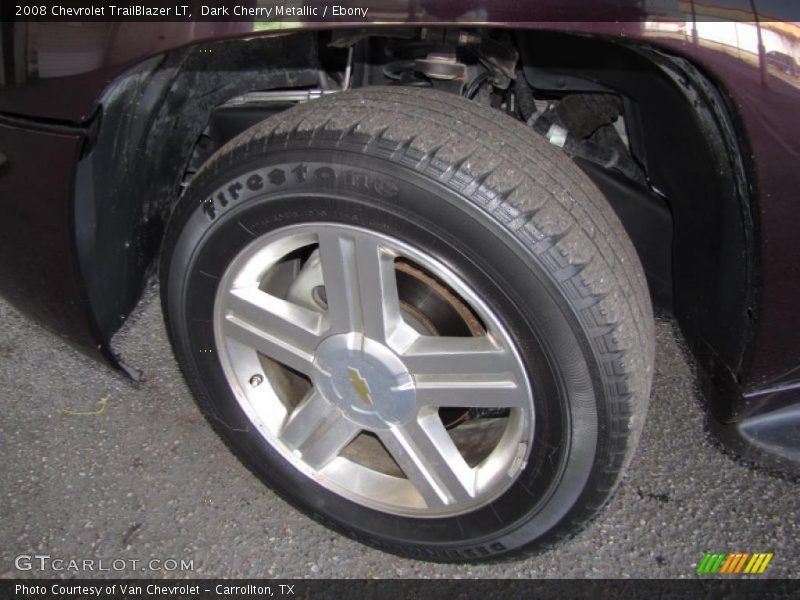 Dark Cherry Metallic / Ebony 2008 Chevrolet TrailBlazer LT