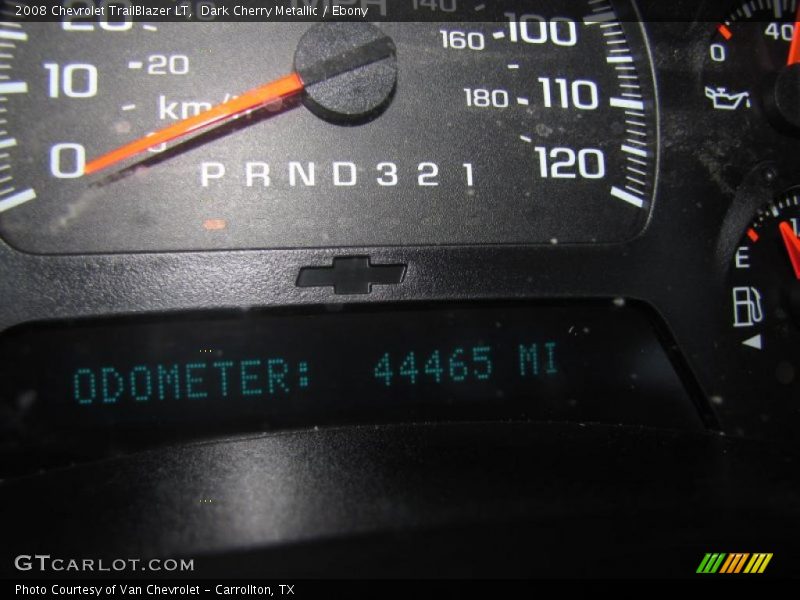 Dark Cherry Metallic / Ebony 2008 Chevrolet TrailBlazer LT
