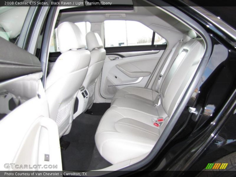 Black Raven / Light Titanium/Ebony 2008 Cadillac CTS Sedan