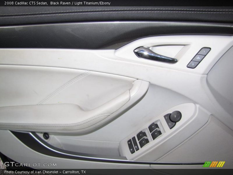 Black Raven / Light Titanium/Ebony 2008 Cadillac CTS Sedan