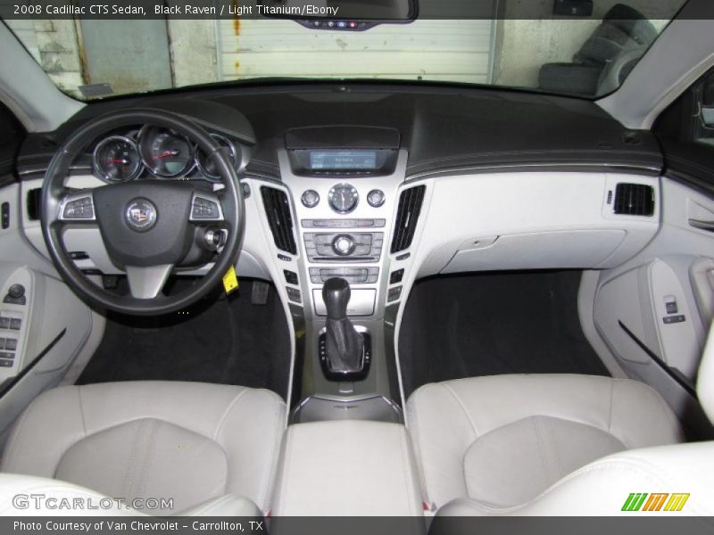 Black Raven / Light Titanium/Ebony 2008 Cadillac CTS Sedan