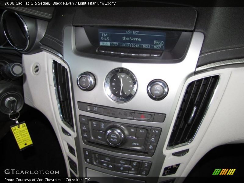 Black Raven / Light Titanium/Ebony 2008 Cadillac CTS Sedan