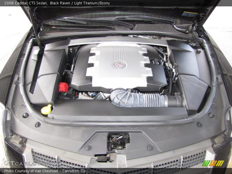 Black Raven / Light Titanium/Ebony 2008 Cadillac CTS Sedan
