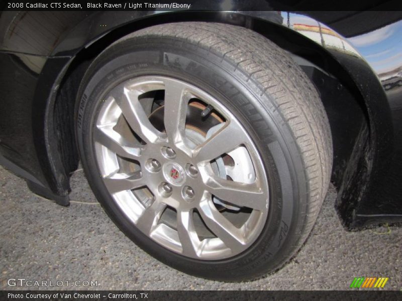 Black Raven / Light Titanium/Ebony 2008 Cadillac CTS Sedan