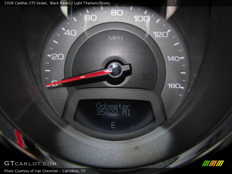 Black Raven / Light Titanium/Ebony 2008 Cadillac CTS Sedan