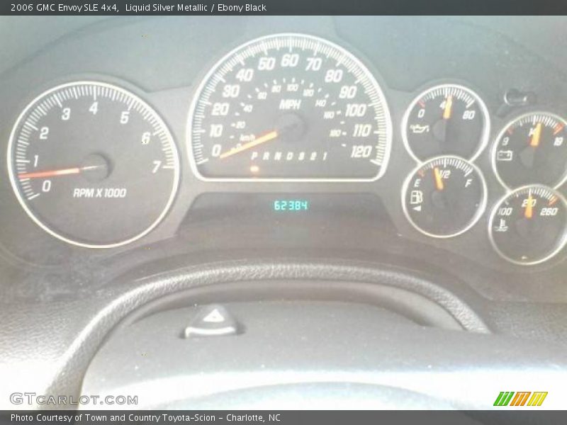 Liquid Silver Metallic / Ebony Black 2006 GMC Envoy SLE 4x4