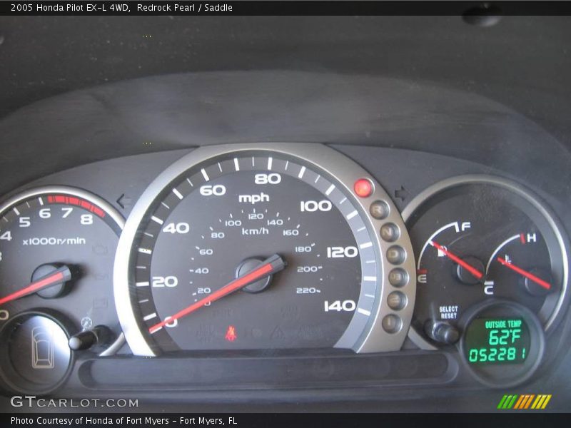 Redrock Pearl / Saddle 2005 Honda Pilot EX-L 4WD