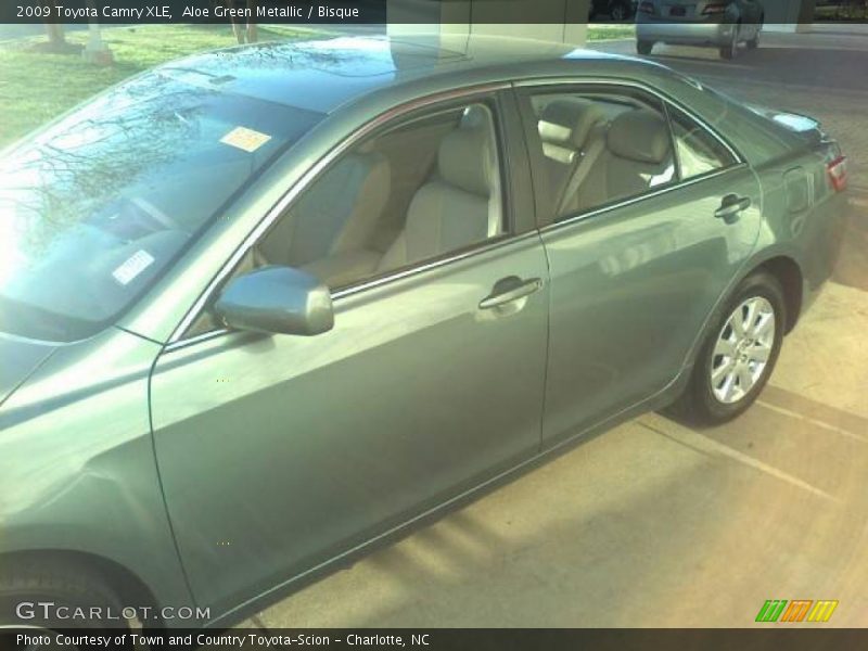 Aloe Green Metallic / Bisque 2009 Toyota Camry XLE
