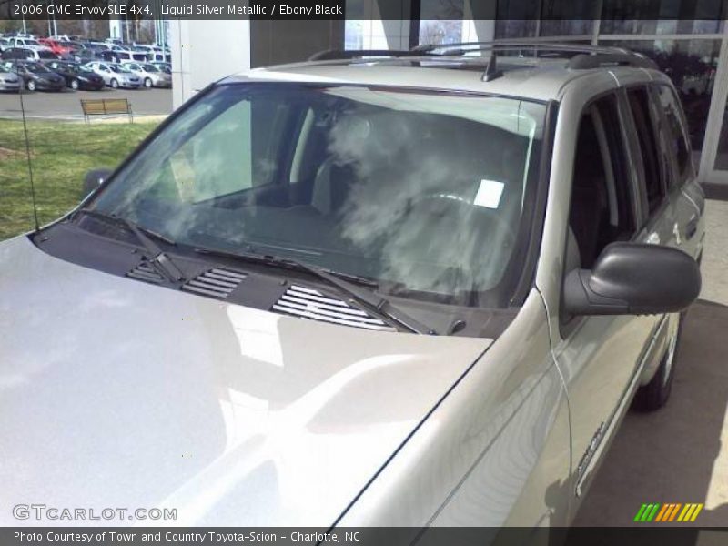 Liquid Silver Metallic / Ebony Black 2006 GMC Envoy SLE 4x4