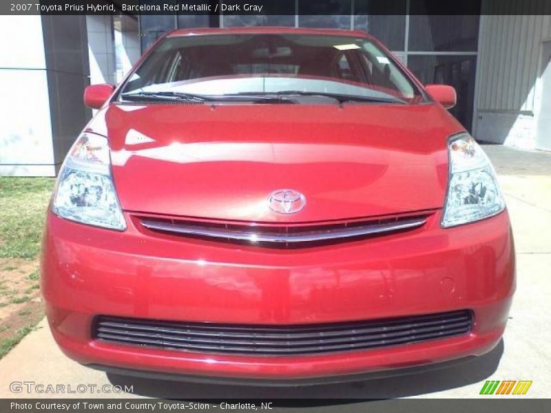 Barcelona Red Metallic / Dark Gray 2007 Toyota Prius Hybrid