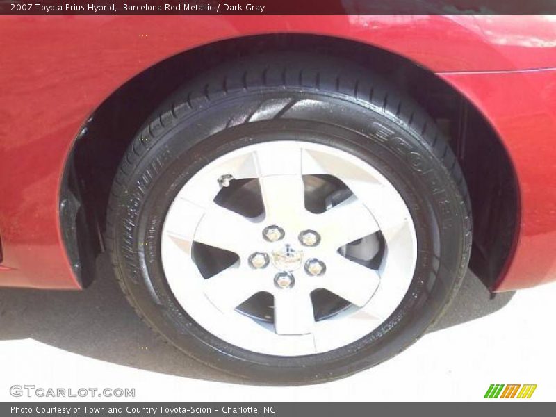 Barcelona Red Metallic / Dark Gray 2007 Toyota Prius Hybrid