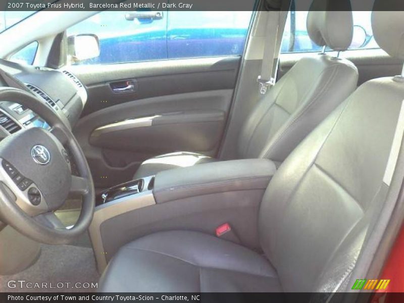 Barcelona Red Metallic / Dark Gray 2007 Toyota Prius Hybrid