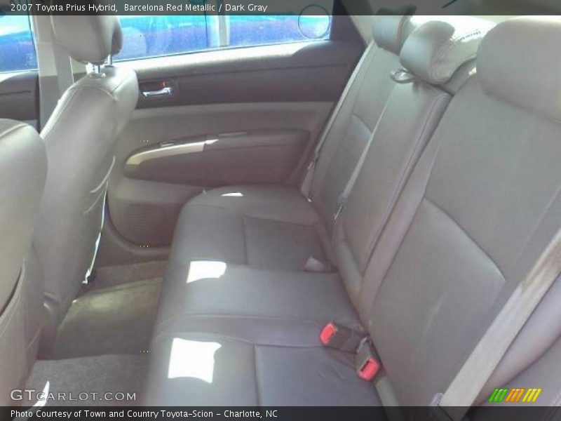 Barcelona Red Metallic / Dark Gray 2007 Toyota Prius Hybrid