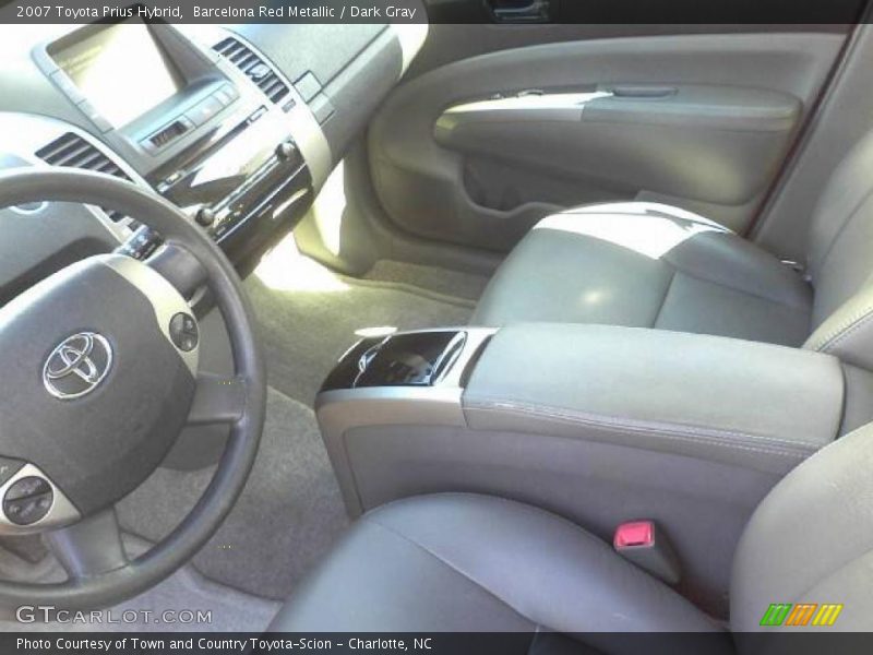 Barcelona Red Metallic / Dark Gray 2007 Toyota Prius Hybrid