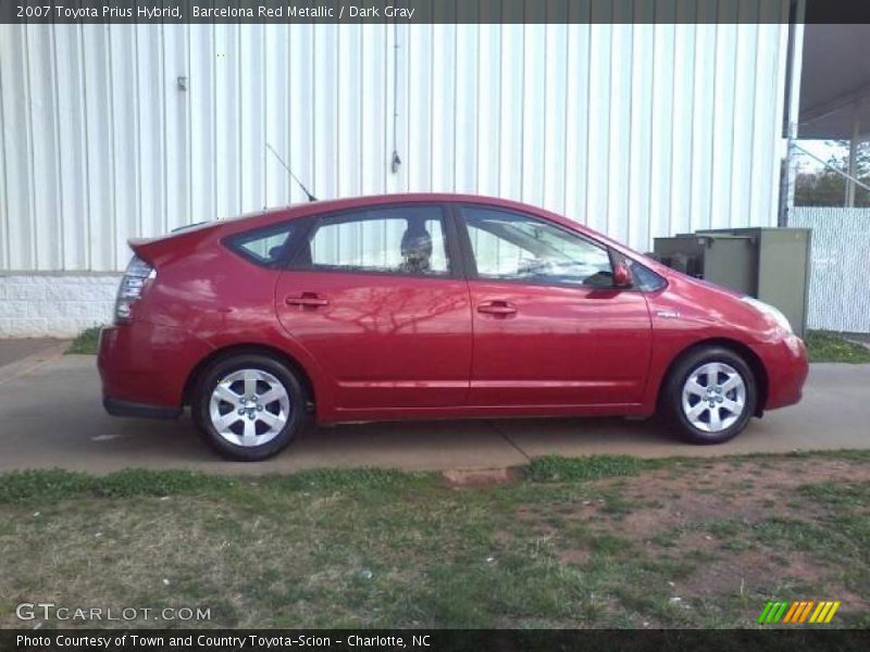 Barcelona Red Metallic / Dark Gray 2007 Toyota Prius Hybrid