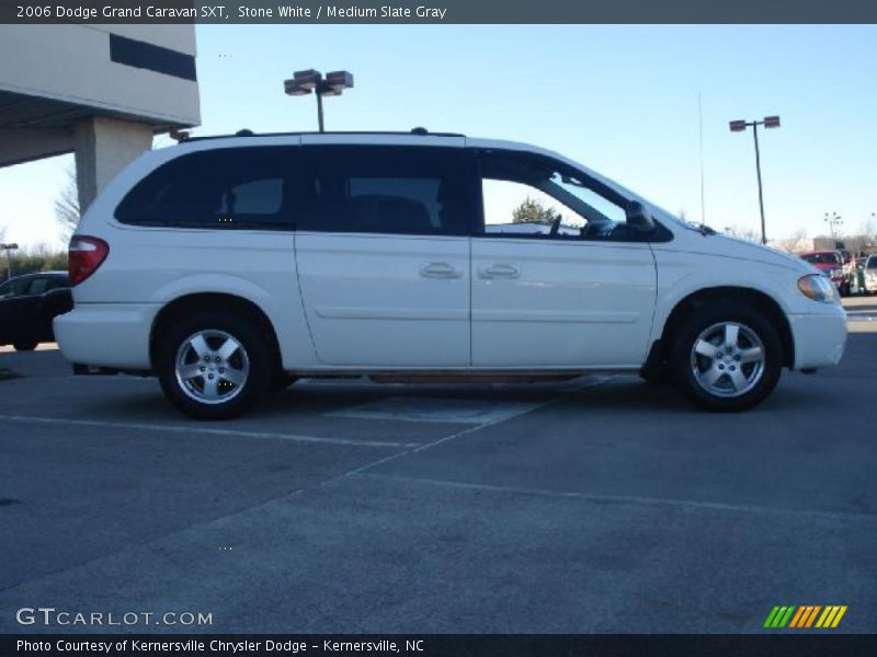 Stone White / Medium Slate Gray 2006 Dodge Grand Caravan SXT