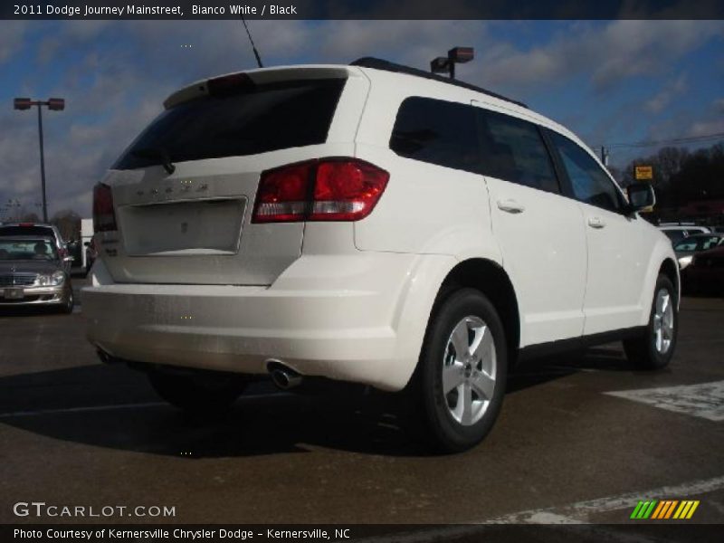 Bianco White / Black 2011 Dodge Journey Mainstreet