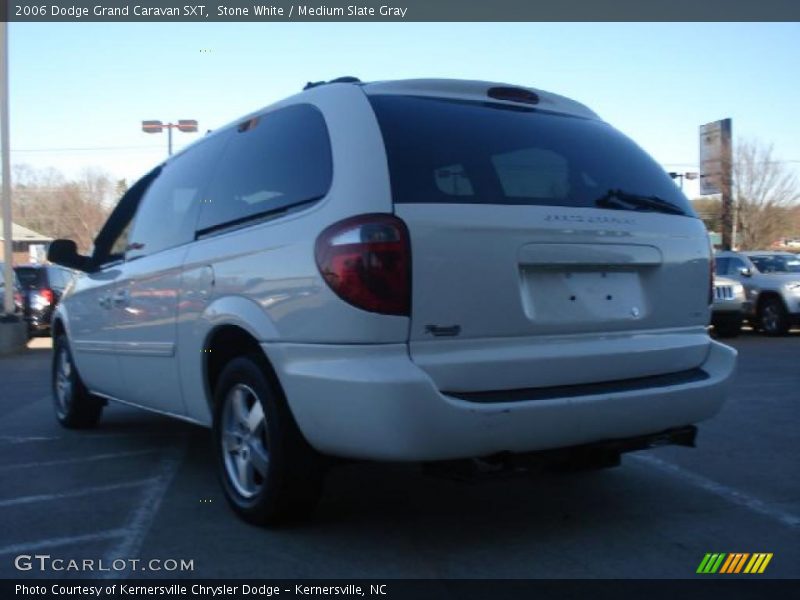 Stone White / Medium Slate Gray 2006 Dodge Grand Caravan SXT