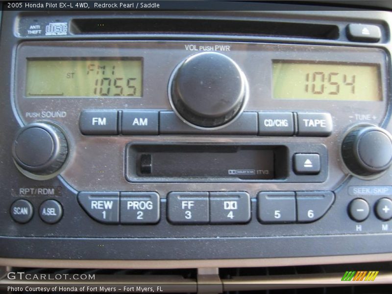 Redrock Pearl / Saddle 2005 Honda Pilot EX-L 4WD