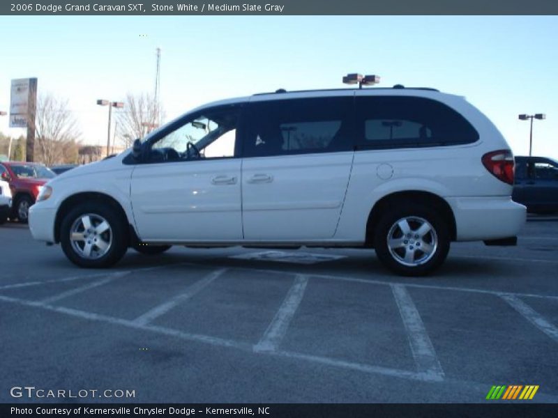 Stone White / Medium Slate Gray 2006 Dodge Grand Caravan SXT