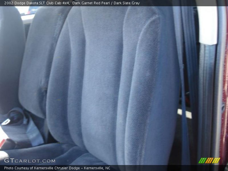 Dark Garnet Red Pearl / Dark Slate Gray 2002 Dodge Dakota SLT Club Cab 4x4