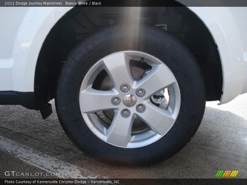 Bianco White / Black 2011 Dodge Journey Mainstreet