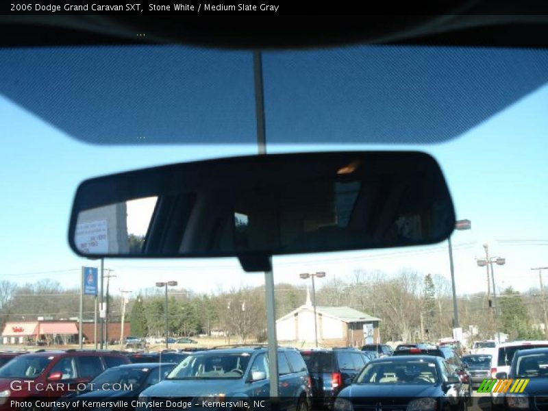 Stone White / Medium Slate Gray 2006 Dodge Grand Caravan SXT