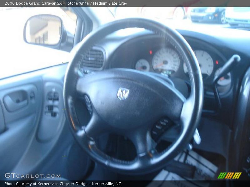 Stone White / Medium Slate Gray 2006 Dodge Grand Caravan SXT