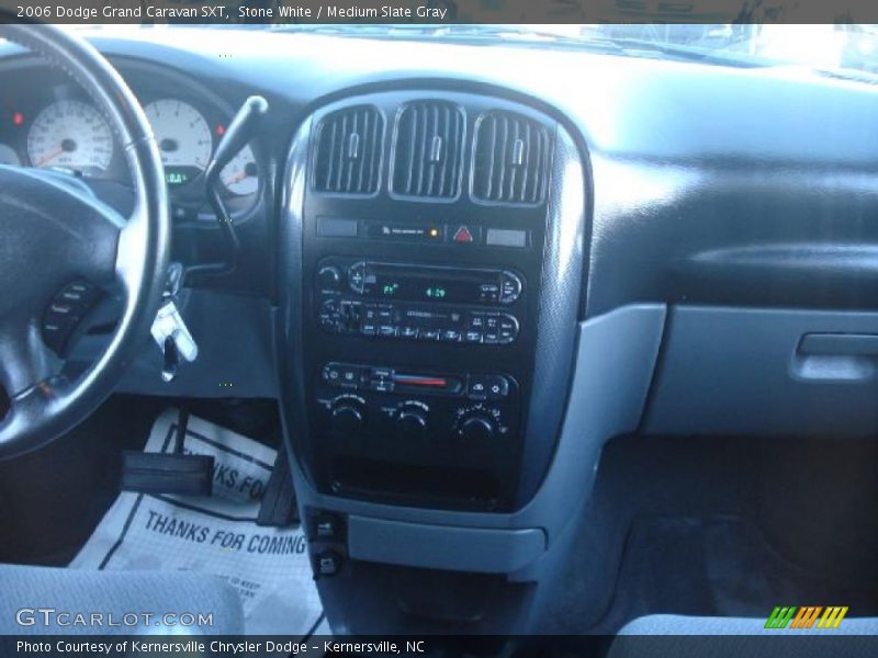 Stone White / Medium Slate Gray 2006 Dodge Grand Caravan SXT