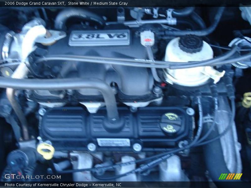 Stone White / Medium Slate Gray 2006 Dodge Grand Caravan SXT