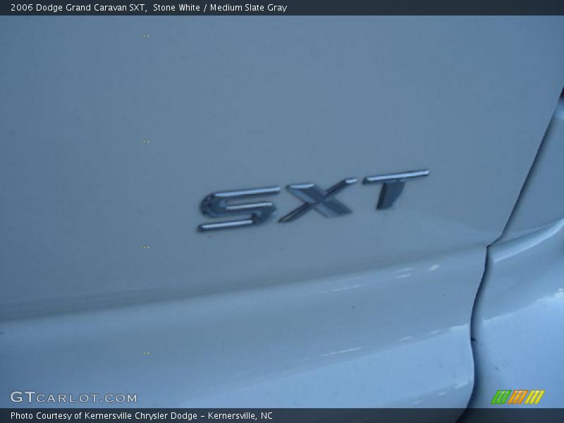 Stone White / Medium Slate Gray 2006 Dodge Grand Caravan SXT