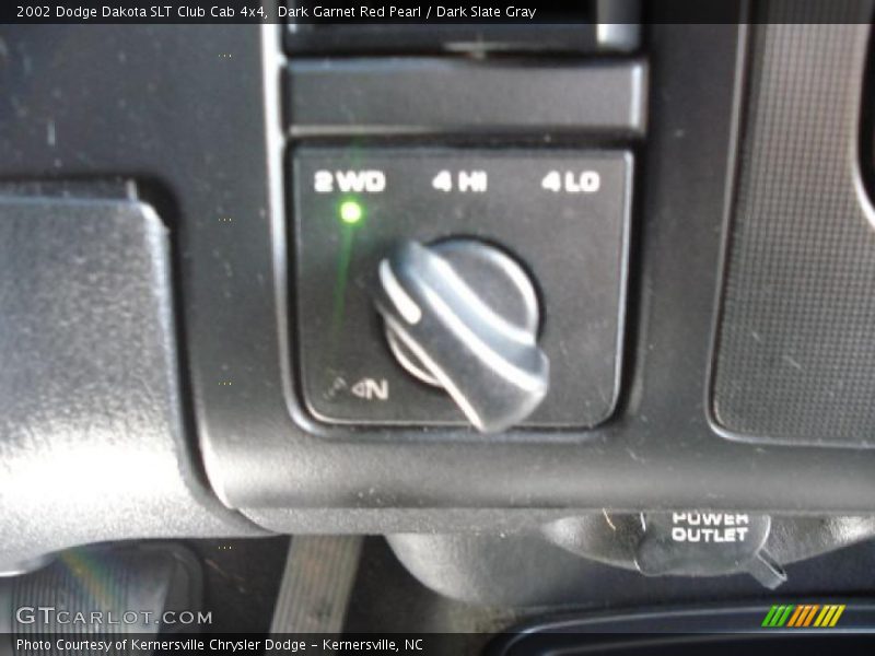 Dark Garnet Red Pearl / Dark Slate Gray 2002 Dodge Dakota SLT Club Cab 4x4