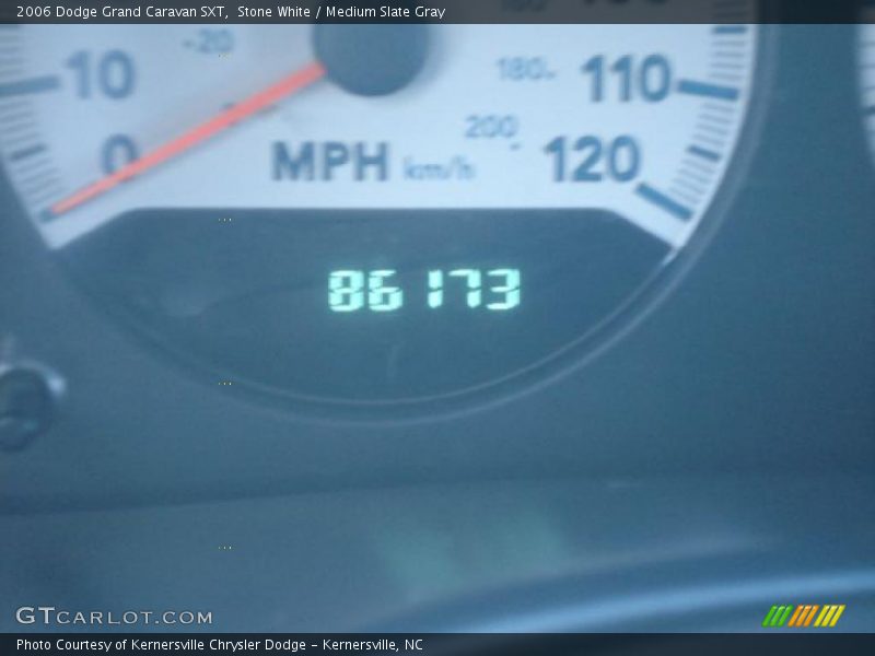 Stone White / Medium Slate Gray 2006 Dodge Grand Caravan SXT
