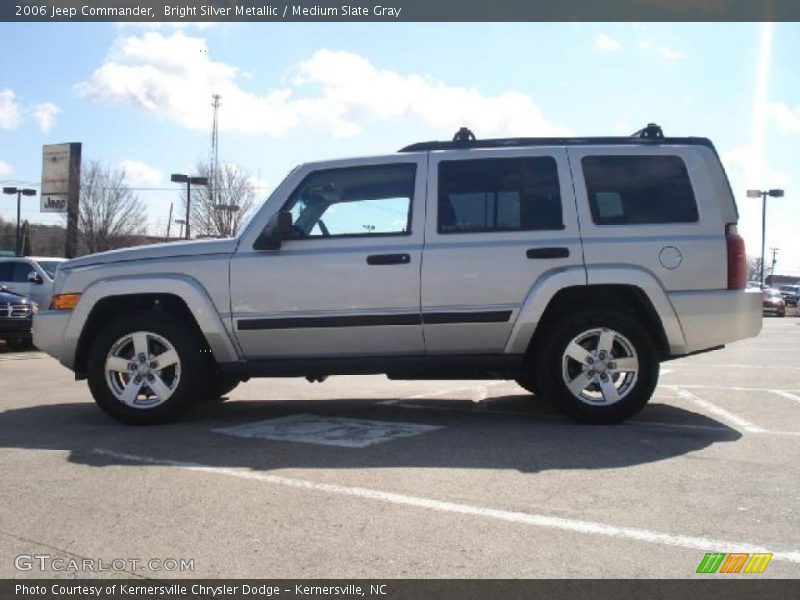 Bright Silver Metallic / Medium Slate Gray 2006 Jeep Commander