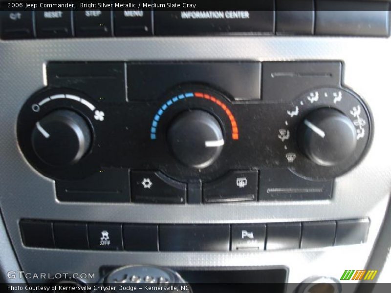 Bright Silver Metallic / Medium Slate Gray 2006 Jeep Commander