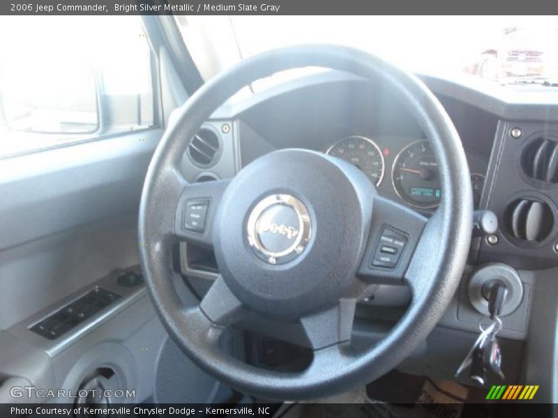 Bright Silver Metallic / Medium Slate Gray 2006 Jeep Commander