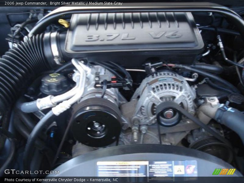 Bright Silver Metallic / Medium Slate Gray 2006 Jeep Commander