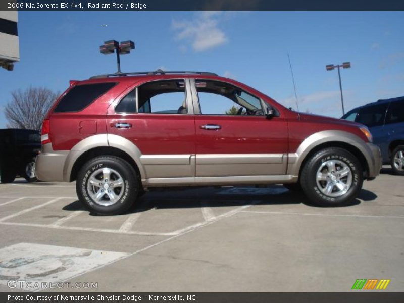 Radiant Red / Beige 2006 Kia Sorento EX 4x4