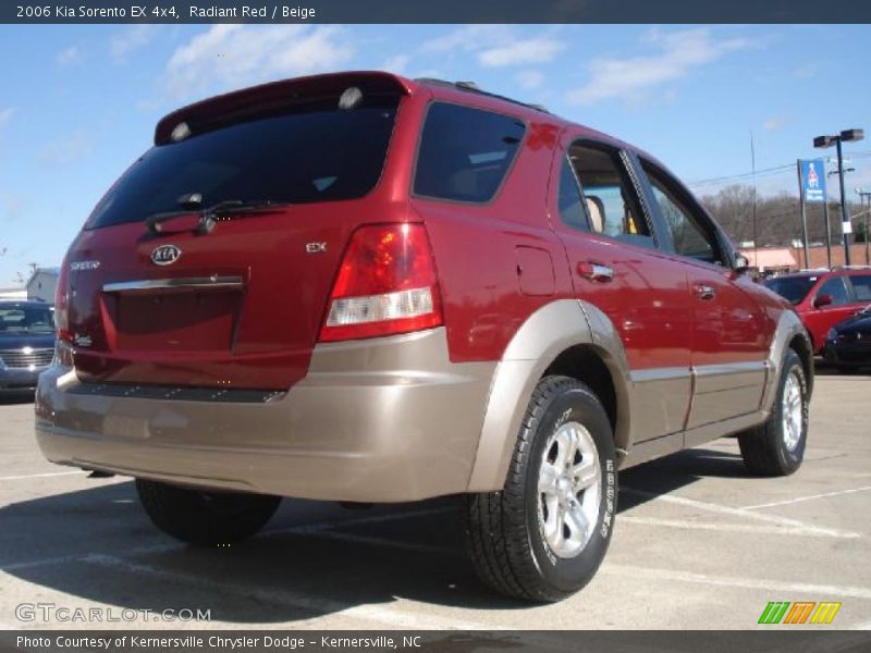 Radiant Red / Beige 2006 Kia Sorento EX 4x4
