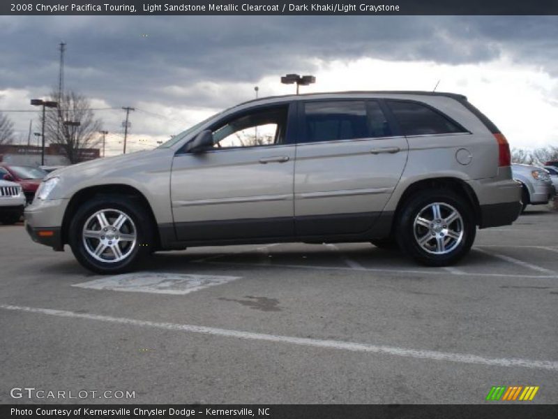 Light Sandstone Metallic Clearcoat / Dark Khaki/Light Graystone 2008 Chrysler Pacifica Touring