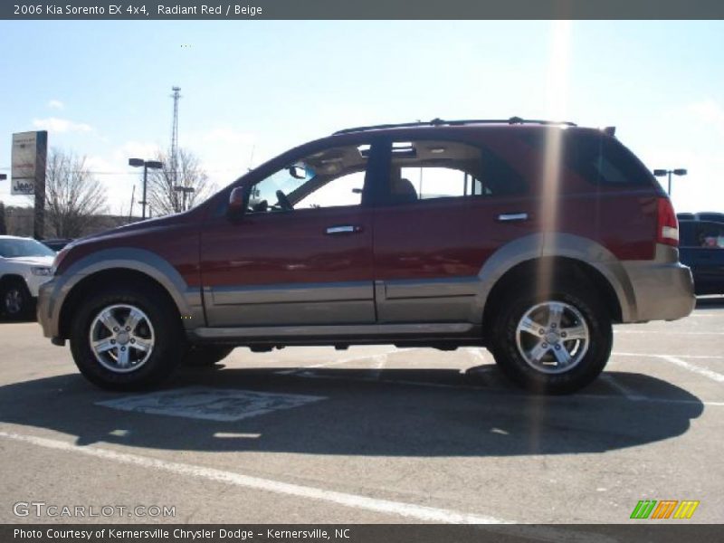 Radiant Red / Beige 2006 Kia Sorento EX 4x4