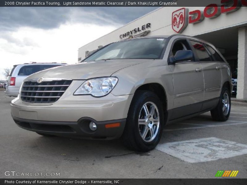 Light Sandstone Metallic Clearcoat / Dark Khaki/Light Graystone 2008 Chrysler Pacifica Touring