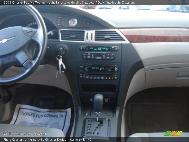 Light Sandstone Metallic Clearcoat / Dark Khaki/Light Graystone 2008 Chrysler Pacifica Touring
