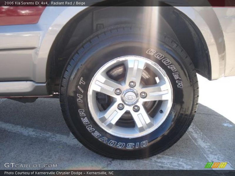 Radiant Red / Beige 2006 Kia Sorento EX 4x4