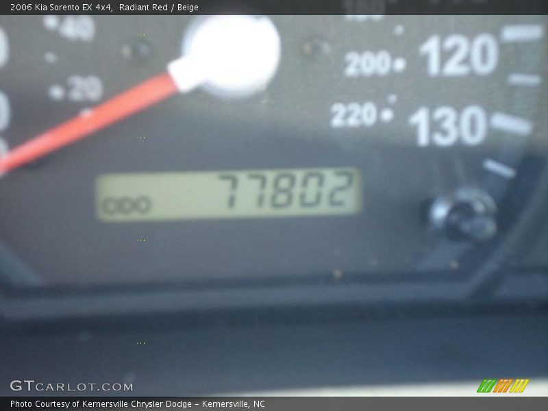 Radiant Red / Beige 2006 Kia Sorento EX 4x4